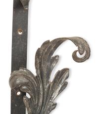 Two Pairs of Wrought Iron Curtain Tiebacks