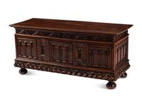 An Italian Walnut Cassone