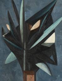 Bouquet: Blue Background, c. 1958