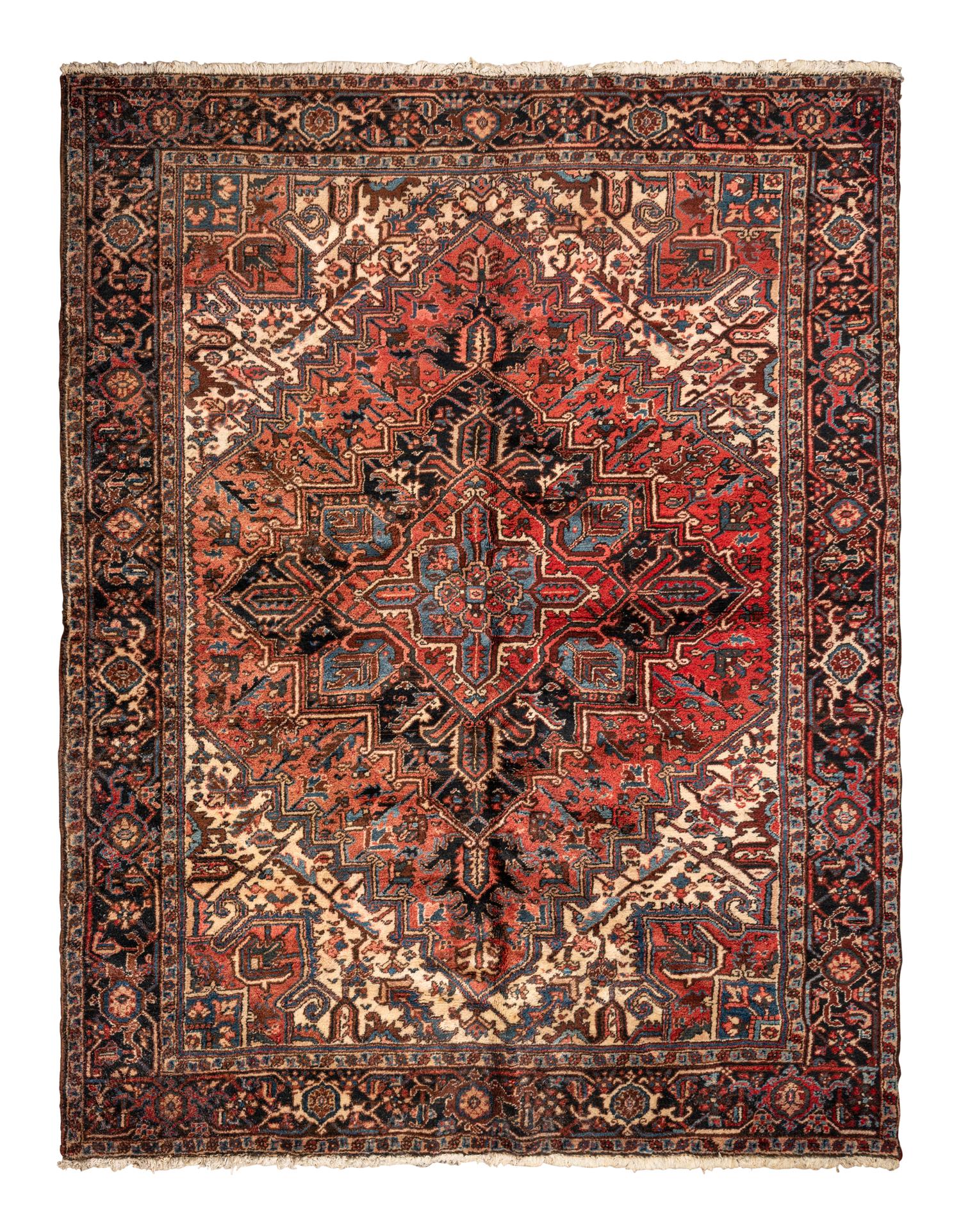 A Heriz Wool Rug