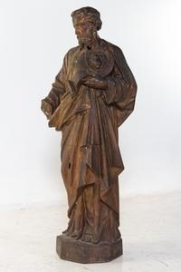 An Italian Terra Cotta Figure of Saint Francis