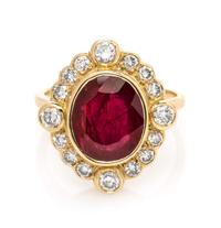 RUBY AND DIAMOND RING
