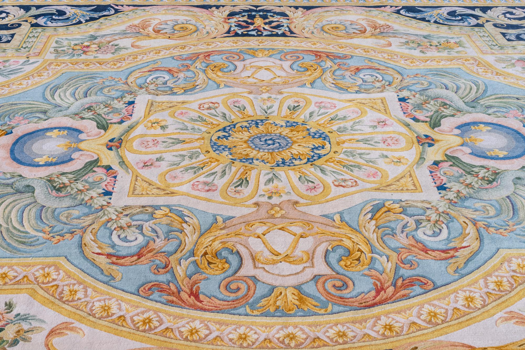 A Savonnerie Style Rug