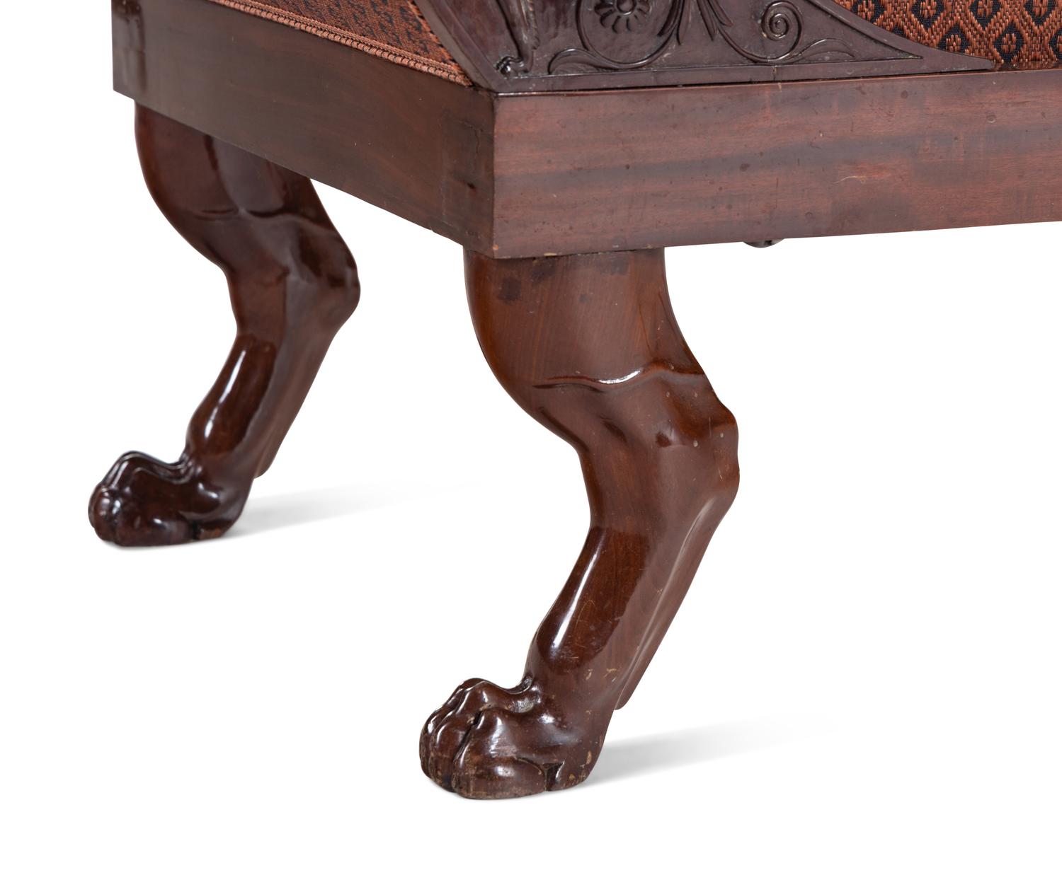 A Consulat Mahogany Lit de Repos