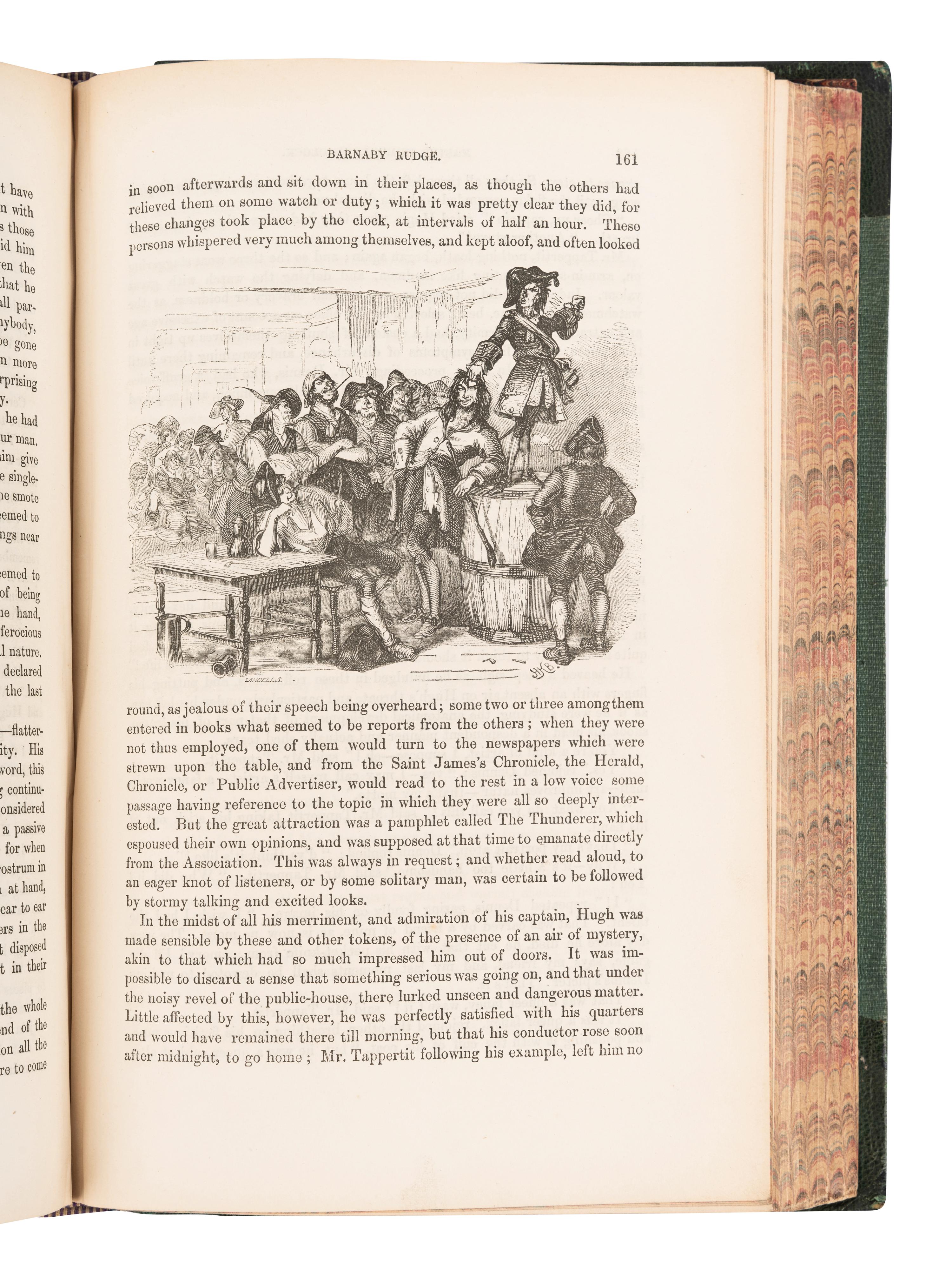 DICKENS, Charles (1812-1870). Master Humphrey's Clock . London: Chapman and Hall, 1840-1841.