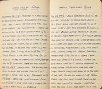 [World War II] Sailor's Pacific Theater Daily Journals, 1945-46, including Mention of the Dropping of the Atomic Bomb and Japan's Surrender