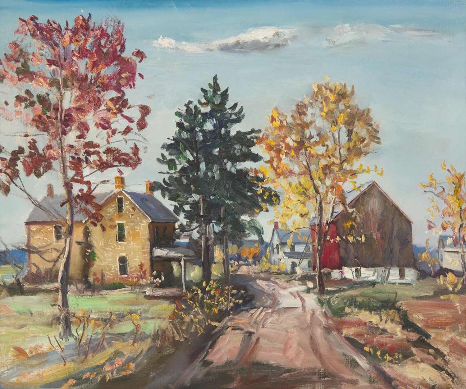 Walter Emerson Baum (American, 1884-1956) - Majestic Barn