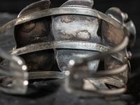 Navajo Silver and Turquoise Cuff Bracelet and Ring
