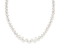 WHITE GOLD AND DIAMOND FLOWER NECKLACE