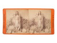 [NATIVE AMERICANS]. ROTHROCK, G.H. (1843-1924), photographer. Apache Scout Es-kun-il-je-ha . [Pheonix, AZ].