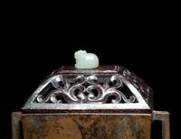 A Chinese Bronze Rectangular Censer