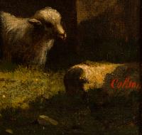 A Lady with a Dog and Lambs