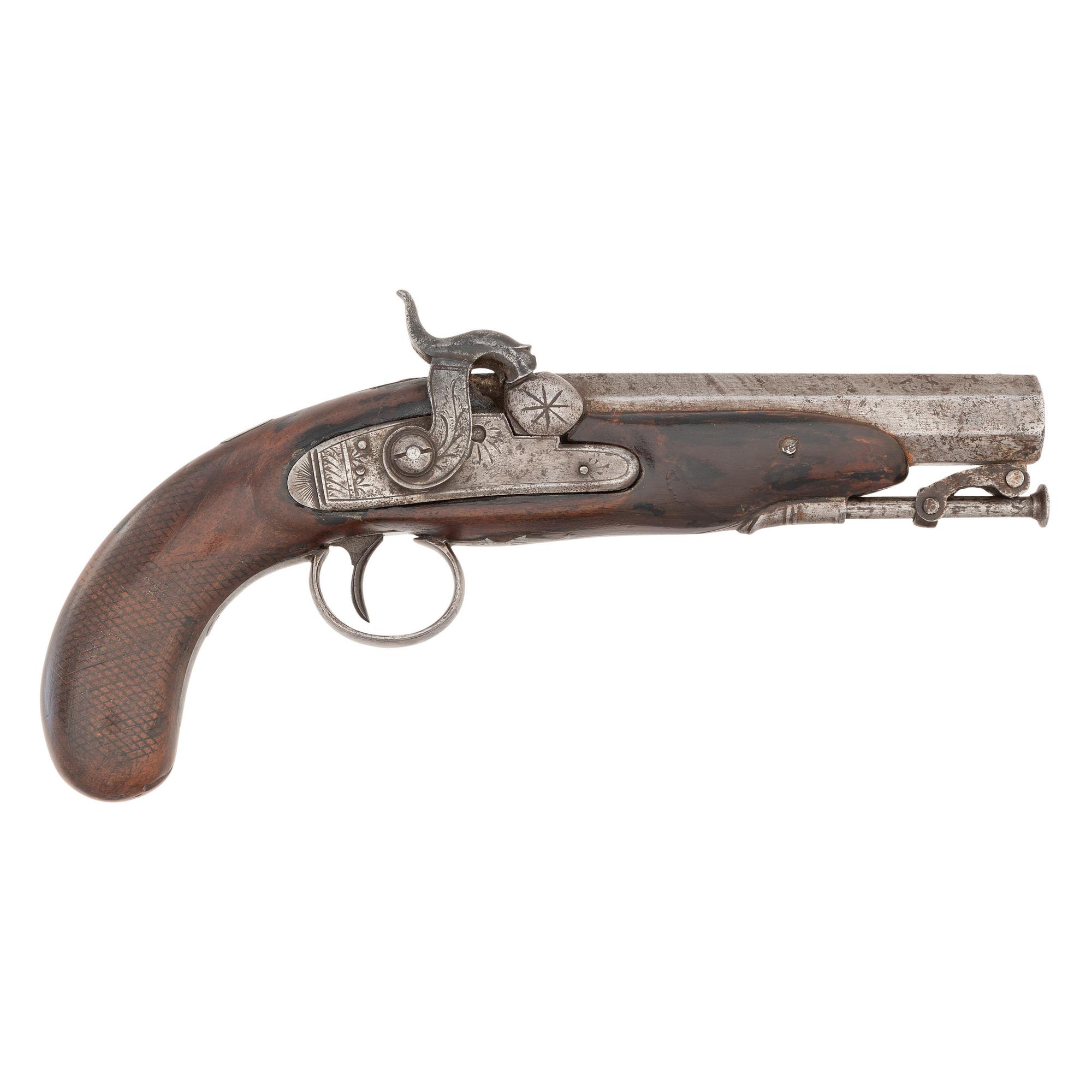 J&S Hawken Marked Percussion Pistol