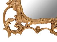 A Pair of George II Style Giltwood Mirrors