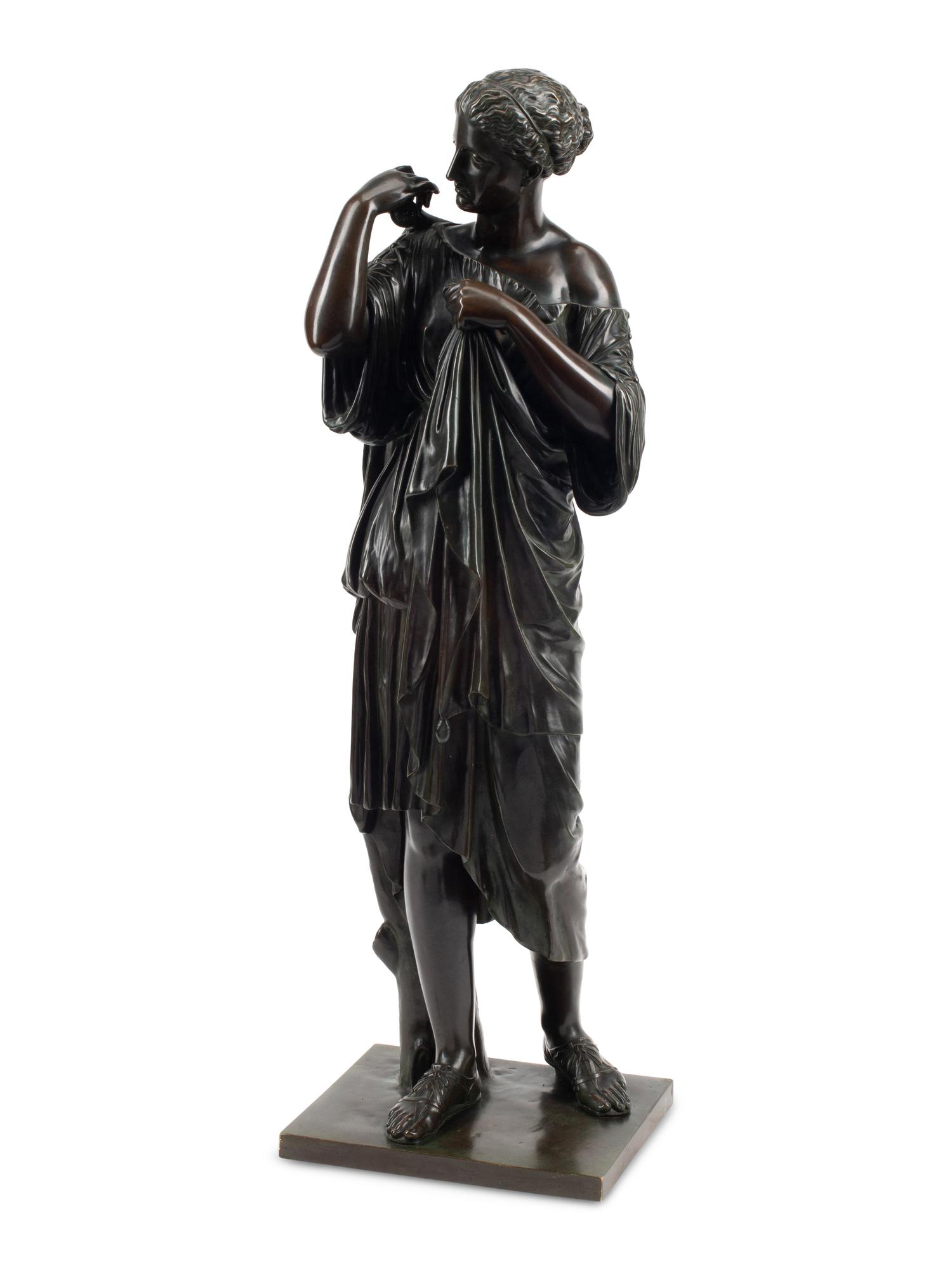 A Continental Neoclassical Bronze Figure