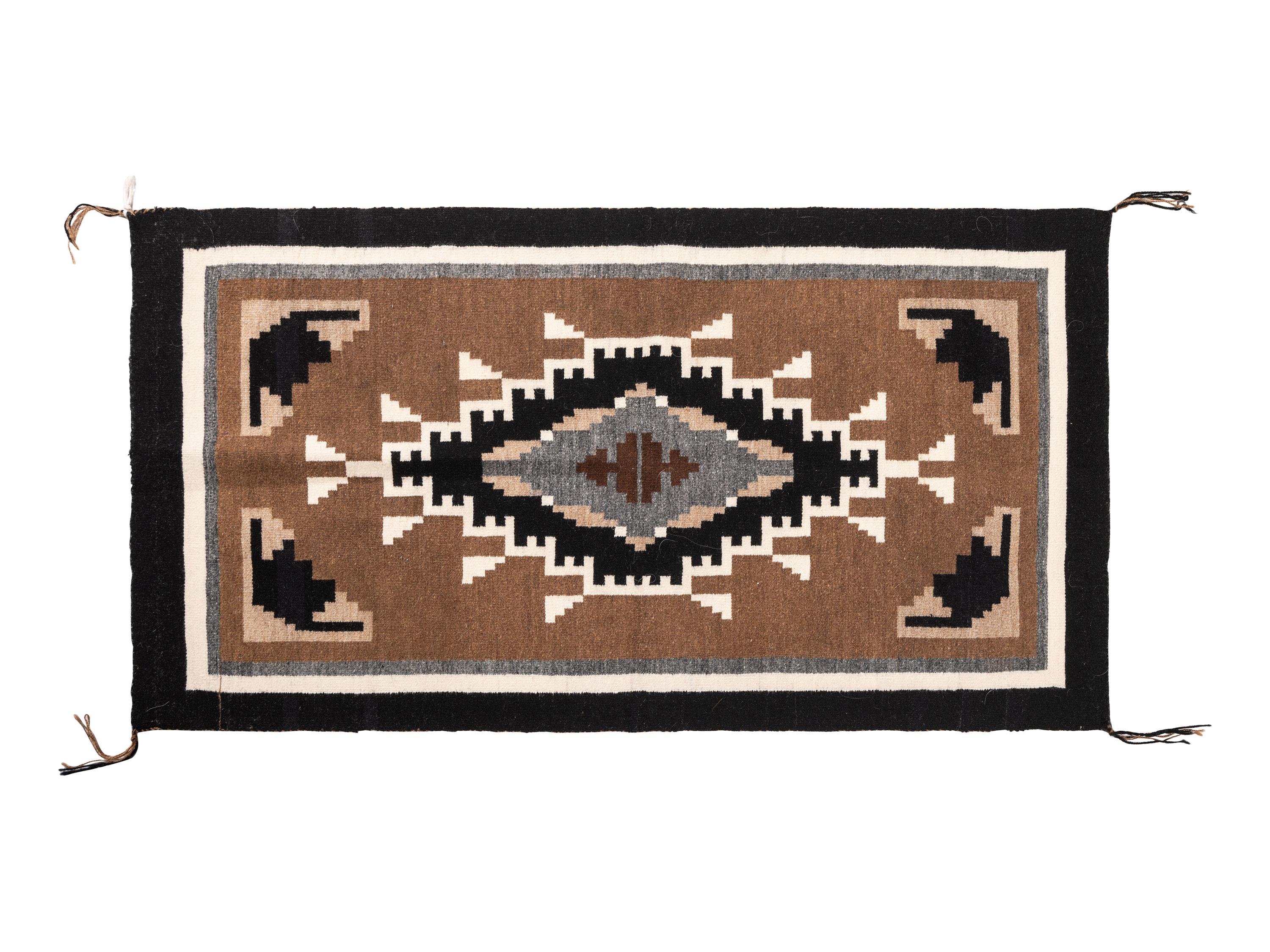 Navajo Two Grey Hills Tapestry Weaving