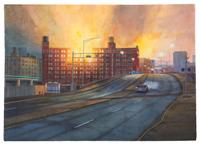 Matthew Daub, (American, 20th century), Chicago Fire, 1986