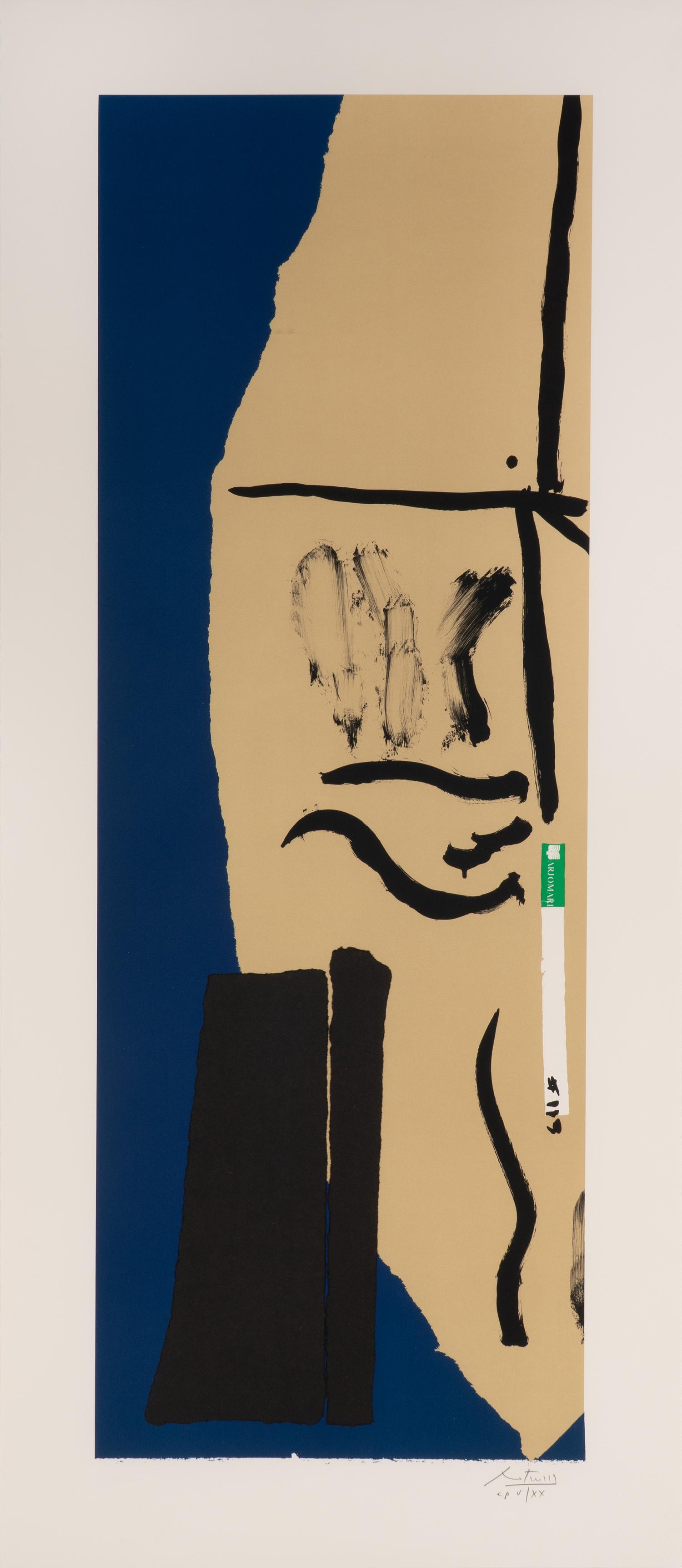 Robert Motherwell (American, 1915-1991) — America La-France Variations VIII , 1984