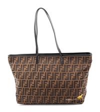 Fendi Zucca Canvas and Horse Tote Bag, c2010