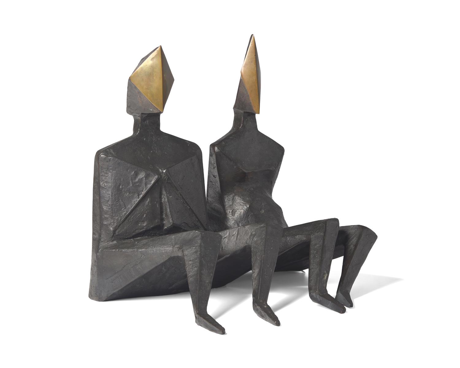 Maquette II Diamond (2 Figures) , conceived 1984