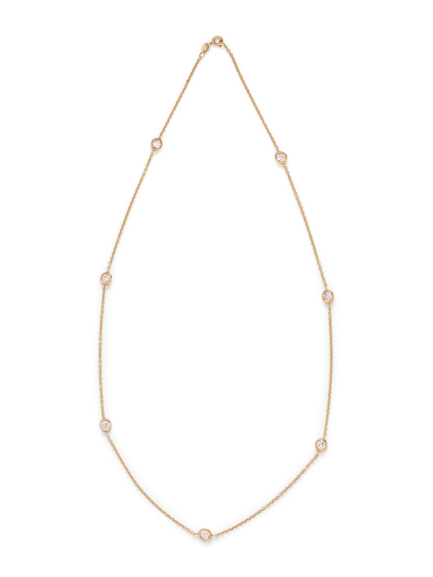 DIAMOND STATION NECKLACE