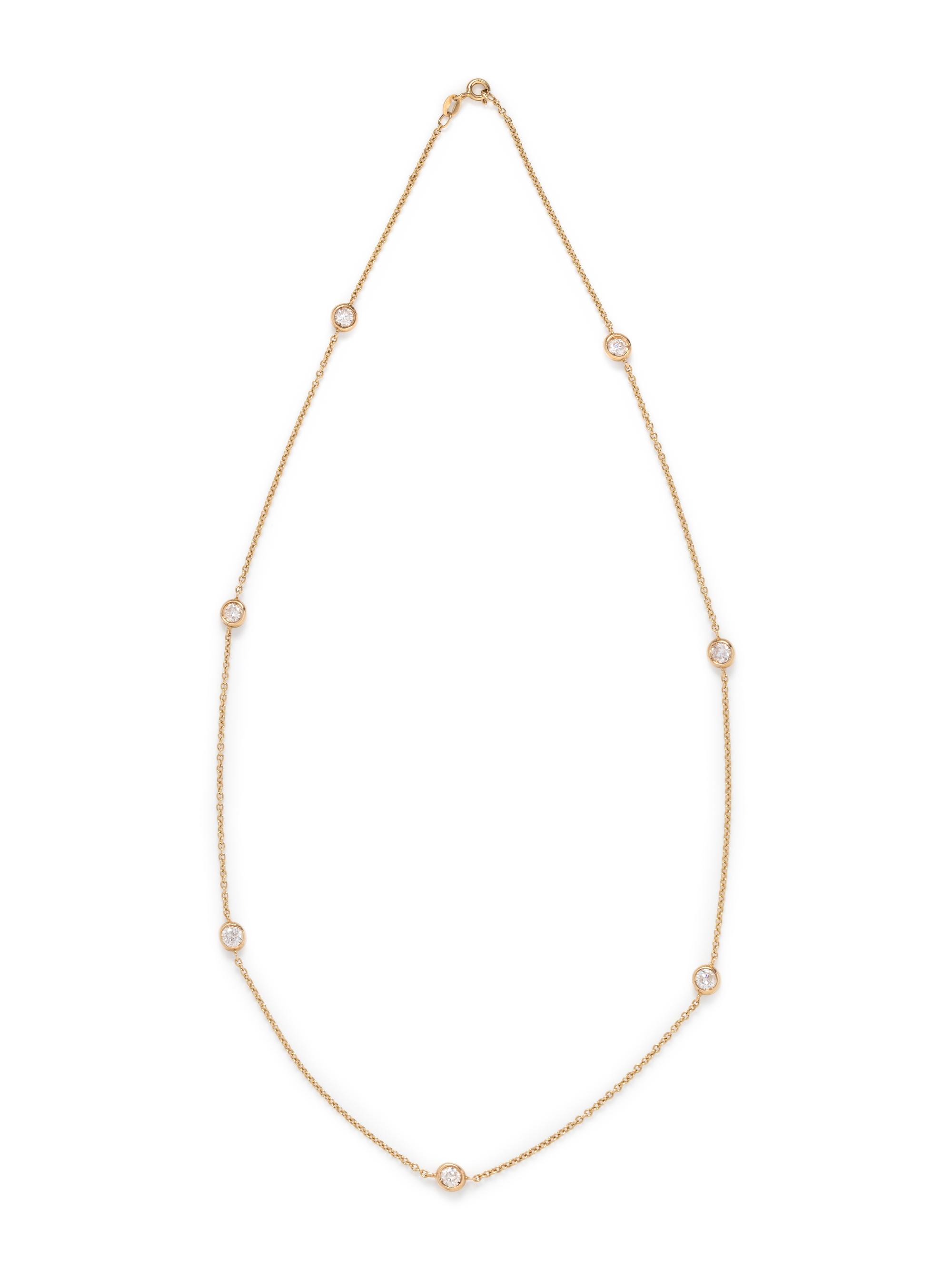 DIAMOND STATION NECKLACE