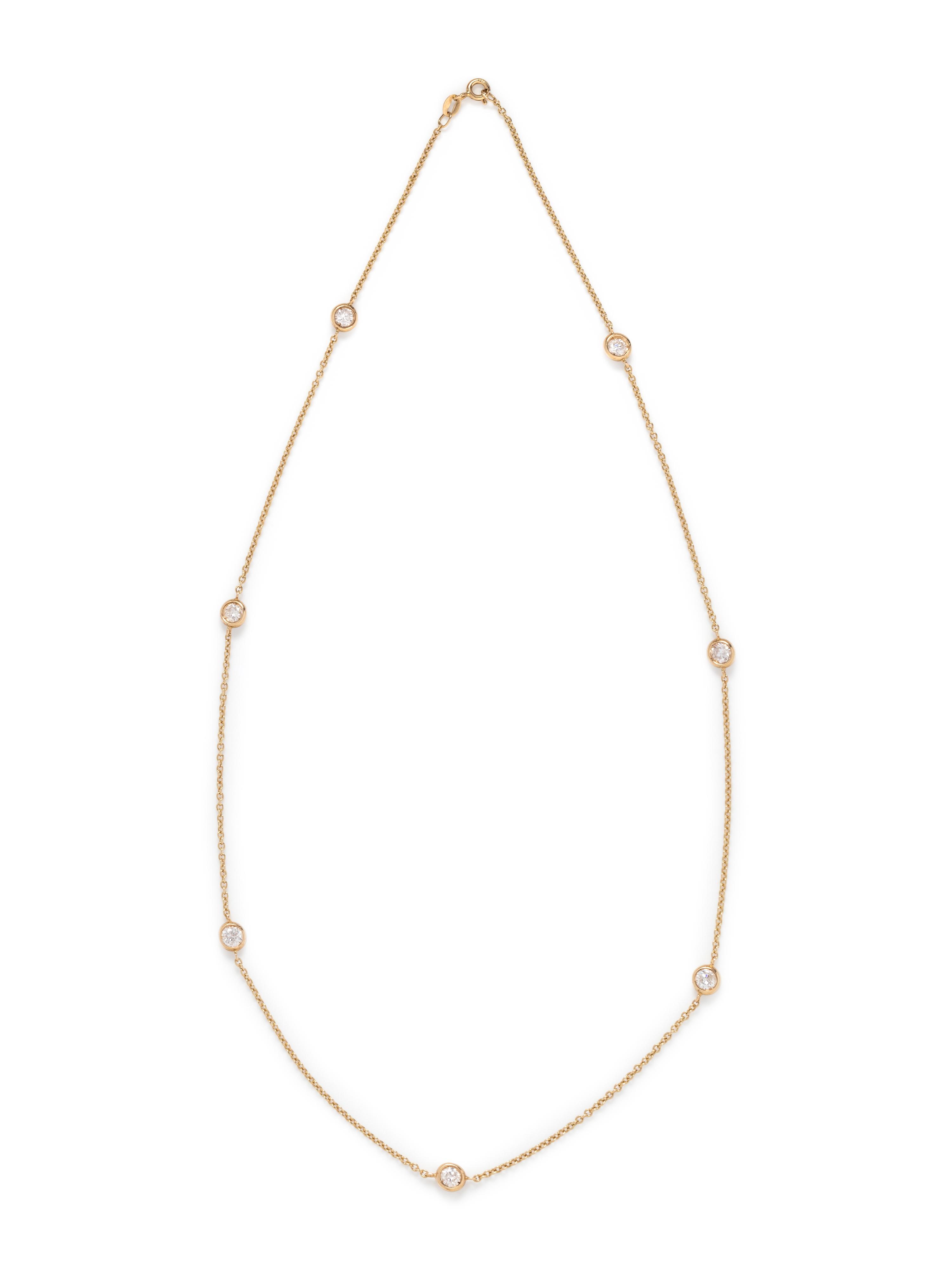 DIAMOND STATION NECKLACE