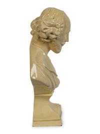 A Leeds Creamware Bust of Shakespeare Circa 1800