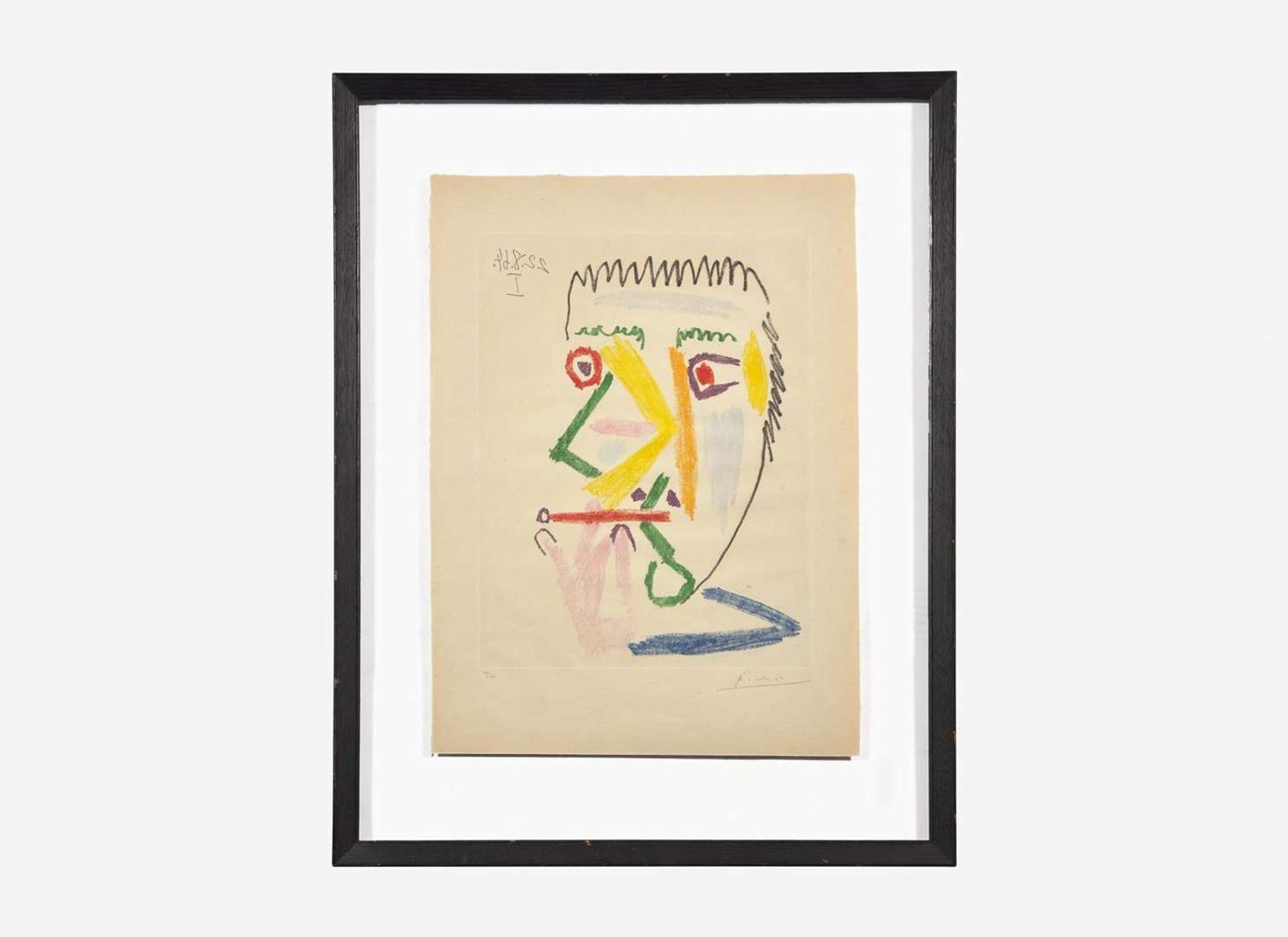 Pablo Picasso (Spanish, 1881-1973) - Fumeur à la Cigarette Rouge