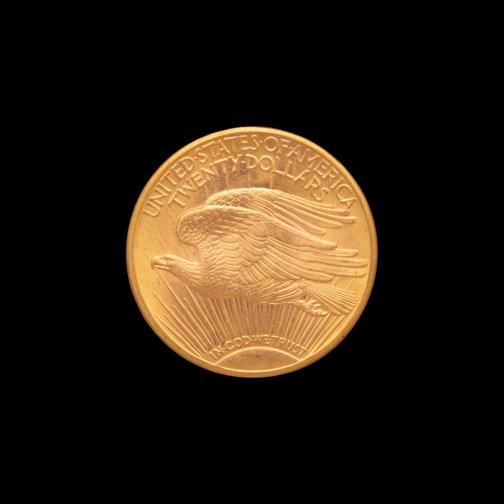 A 1923-D Saint-Gaudens $20 Gold Coin