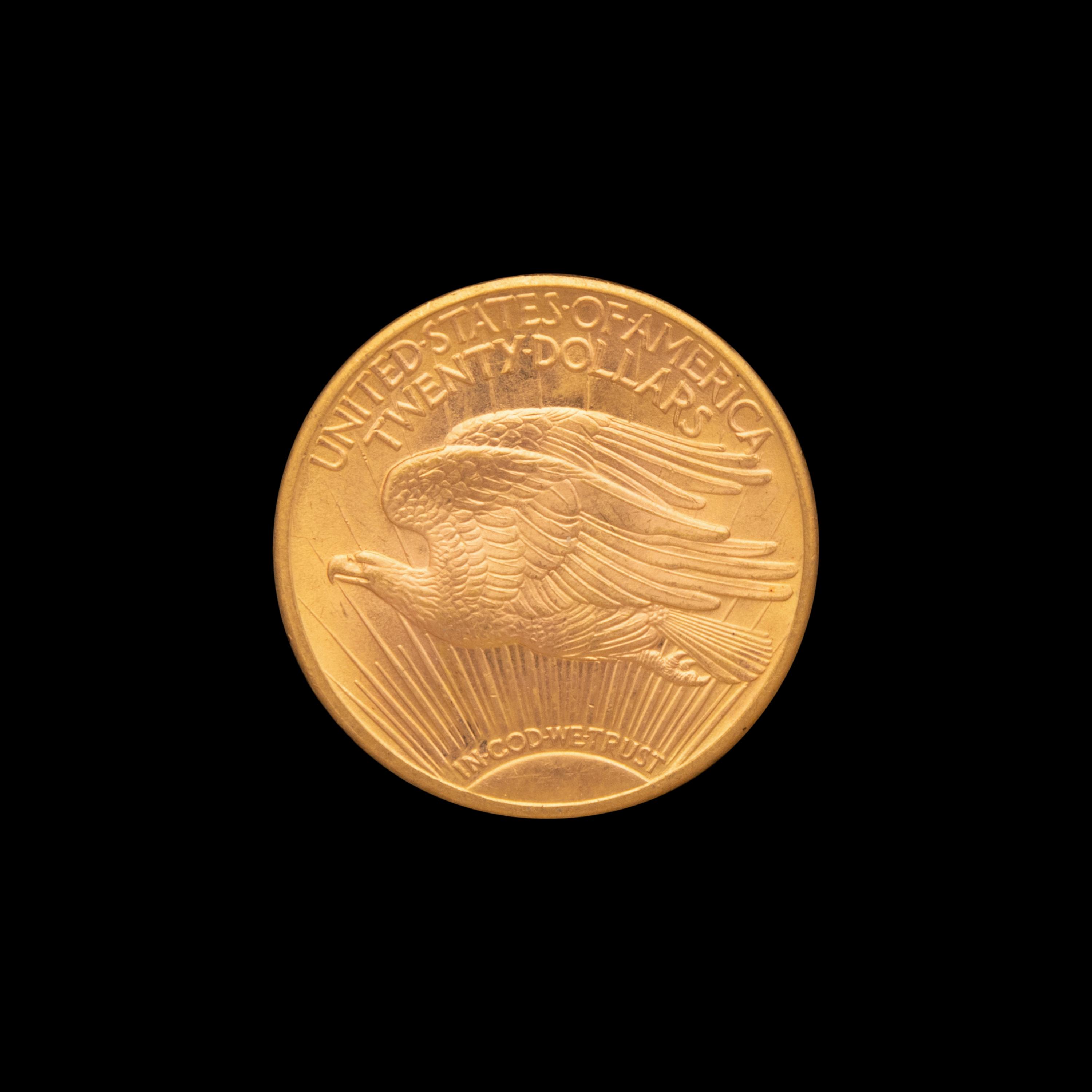 A 1923-D Saint-Gaudens $20 Gold Coin
