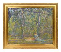 Mother and Child in Forest