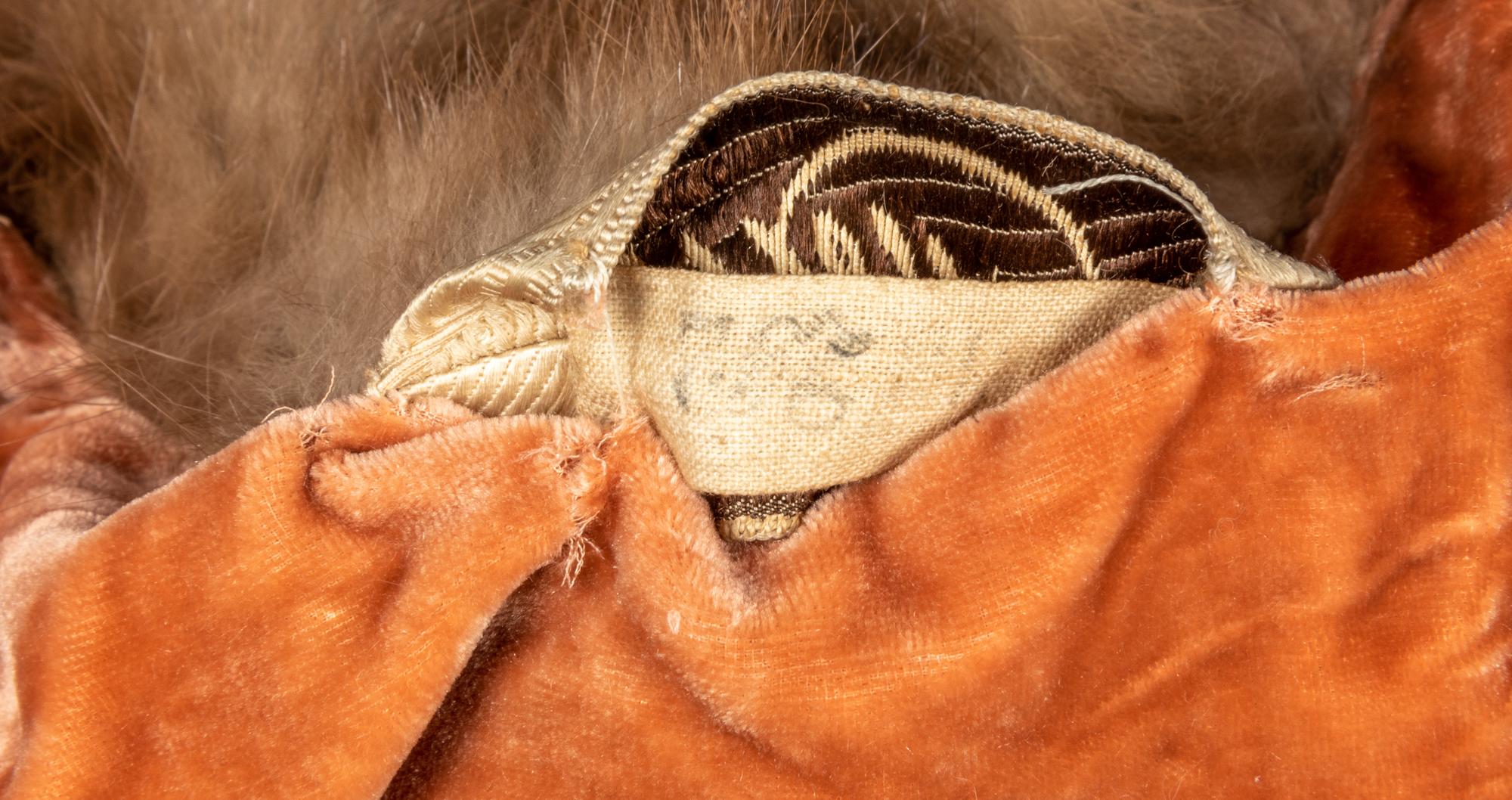 House of Worth Haute Couture Coat Trimmed in Fur, 1920s