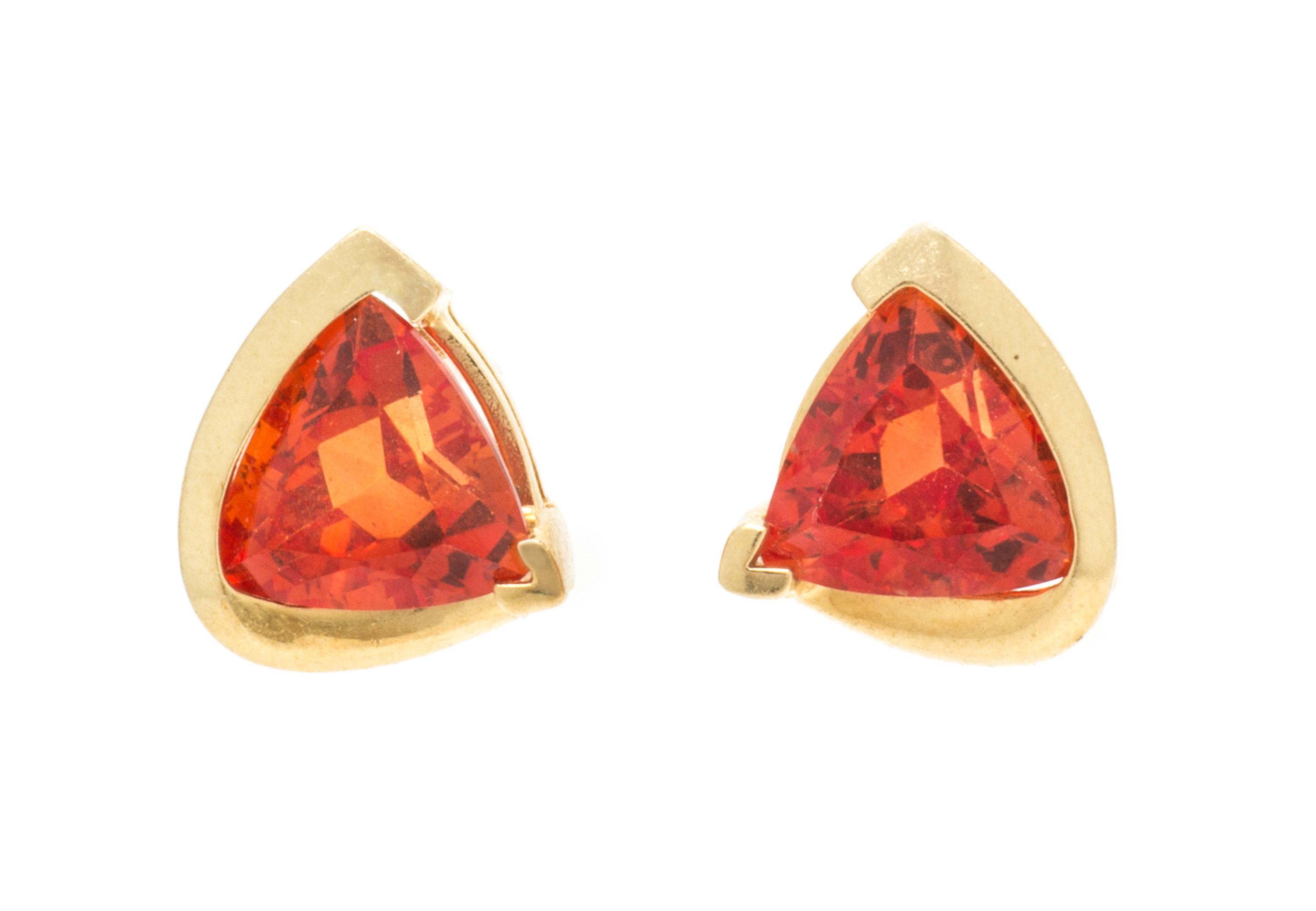 A Collection of 14 Karat Yellow Gold and Synthetic Gemstone Jewelry, 31.10 dwts.