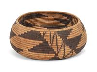 A Fine Pomo Bowl Height 2 3/4 inches x diameter 6 1/2 inches. — EARLY 20TH CENTURY