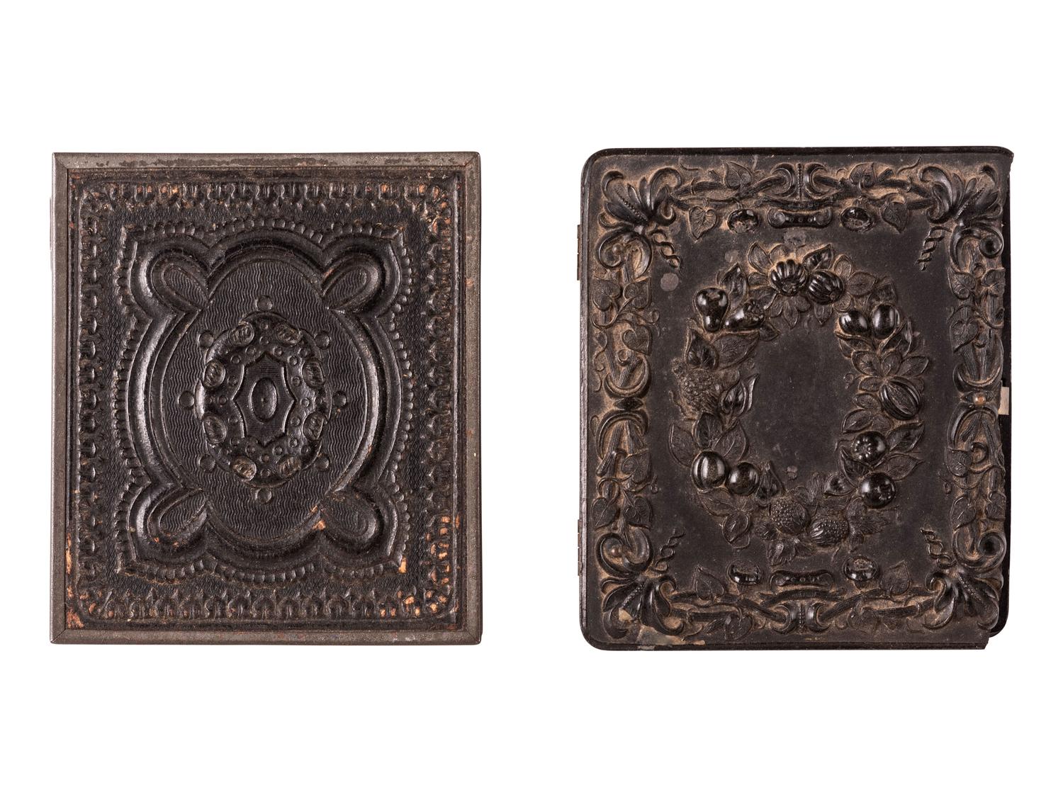 [EARLY PHOTOGRAPHY]. 37 sixth plate daguerreotypes and ambrotypes of young girls.