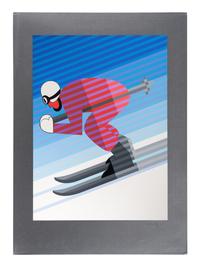 Set of 10 from XIV Olympic Winter Games Sarajevo 1984 , 1983 Including works by David Hockney, Victor Vasarely, Howard Hodgkin, James Rosenquist, and others.