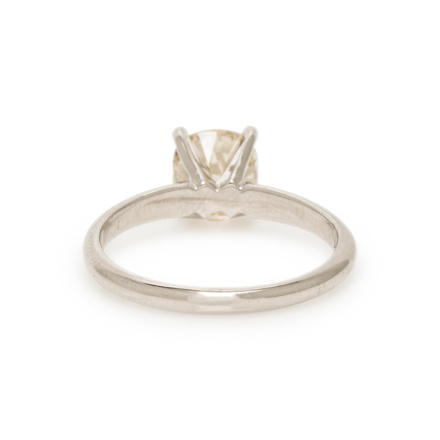 OLD MINE CUT DIAMOND RING