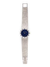 CORUM, DIAMOND, SAPPHIRE, LAPIS LAZULI, AND WHITE GOLD WATCH