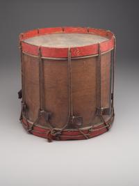 [CIVIL WAR]. Painted regulation eagle drum. Manufactured by Richard Mein, Fordham, NY.