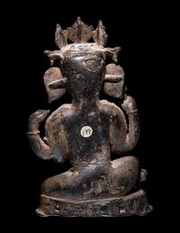 Five Nepalese Bronze Figures of Deities