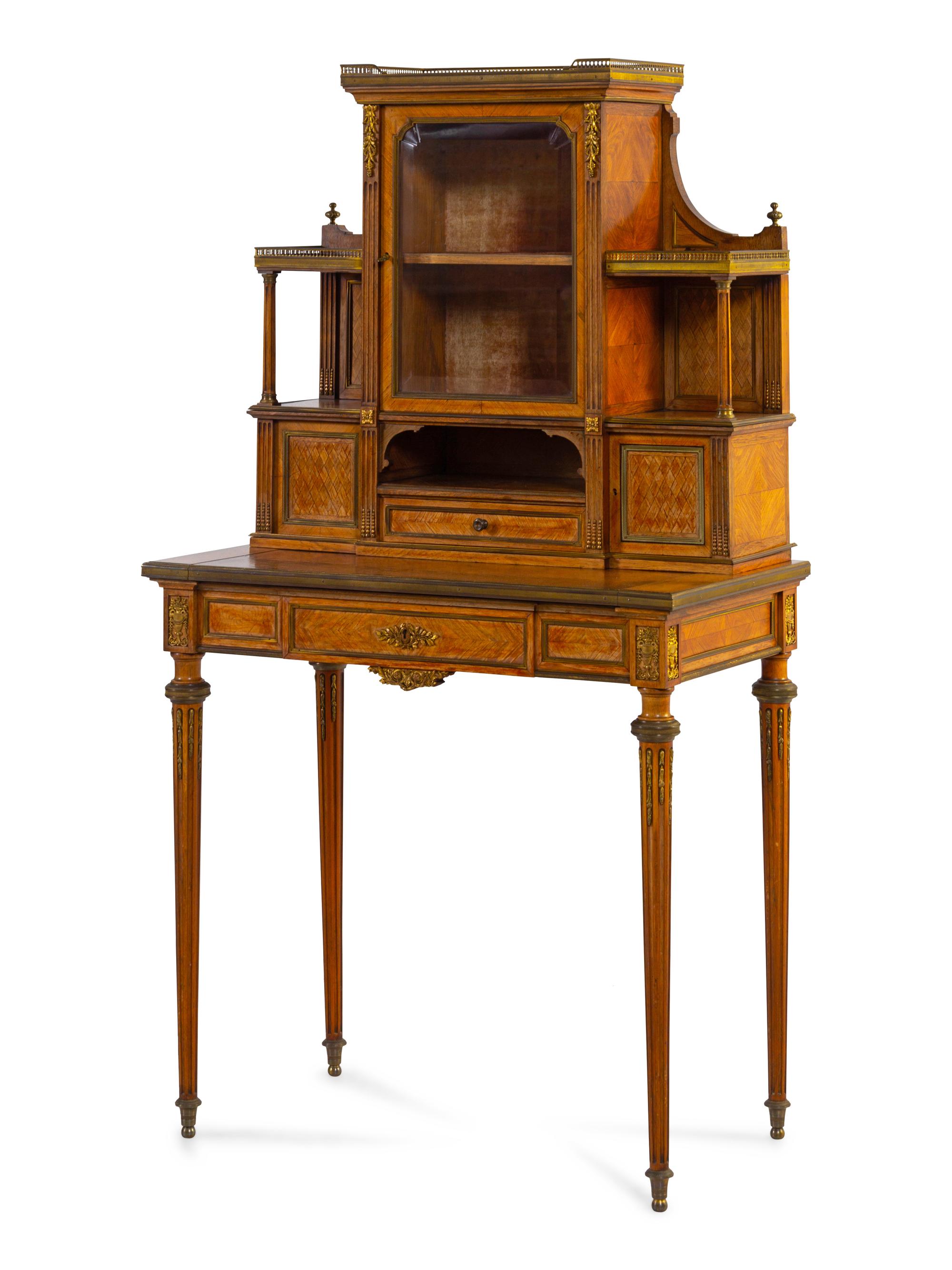 A Louis XVI Style Parquetry Bonheur du Jour