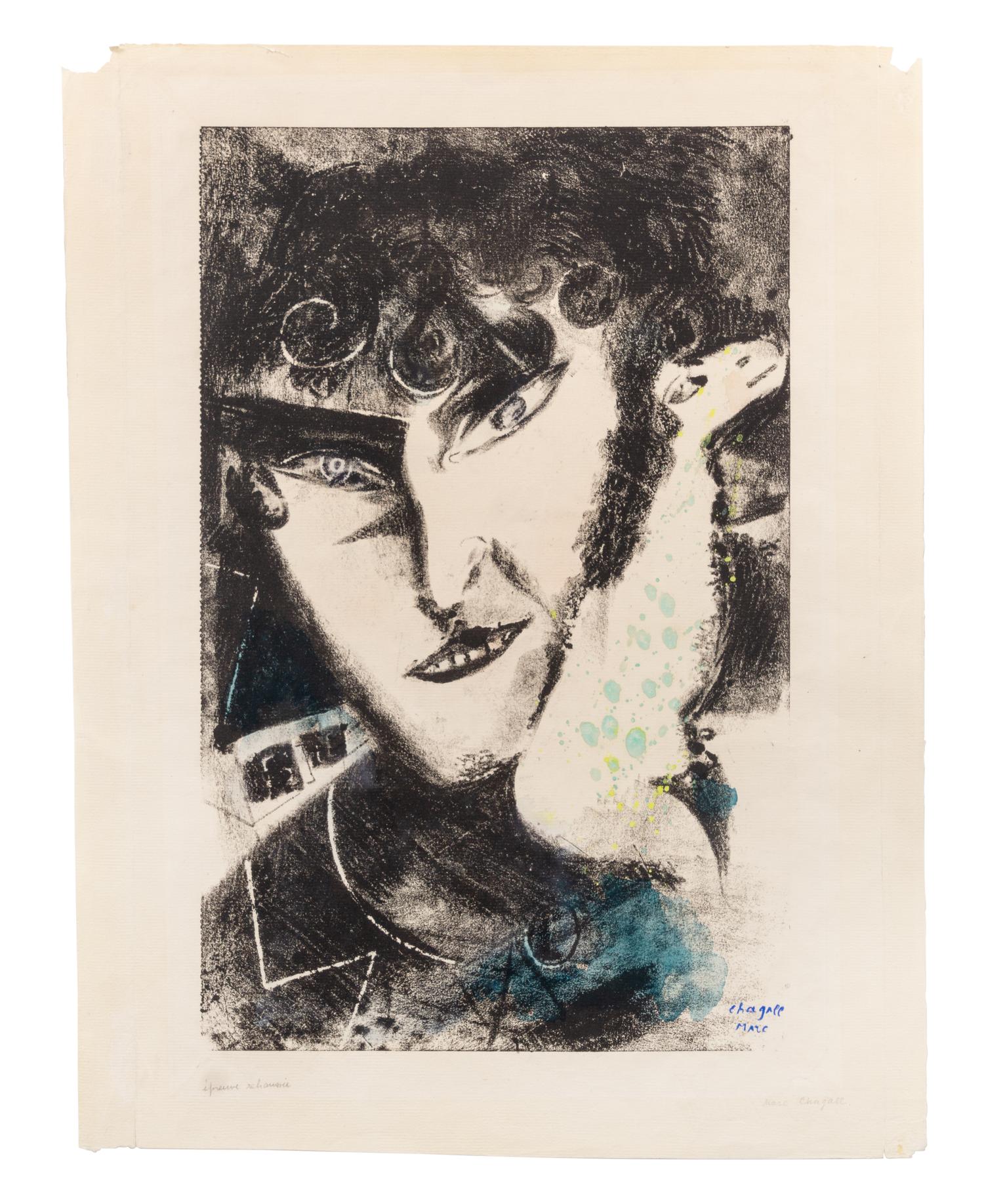 Auto-portrait avec chèvre , 1922-23
