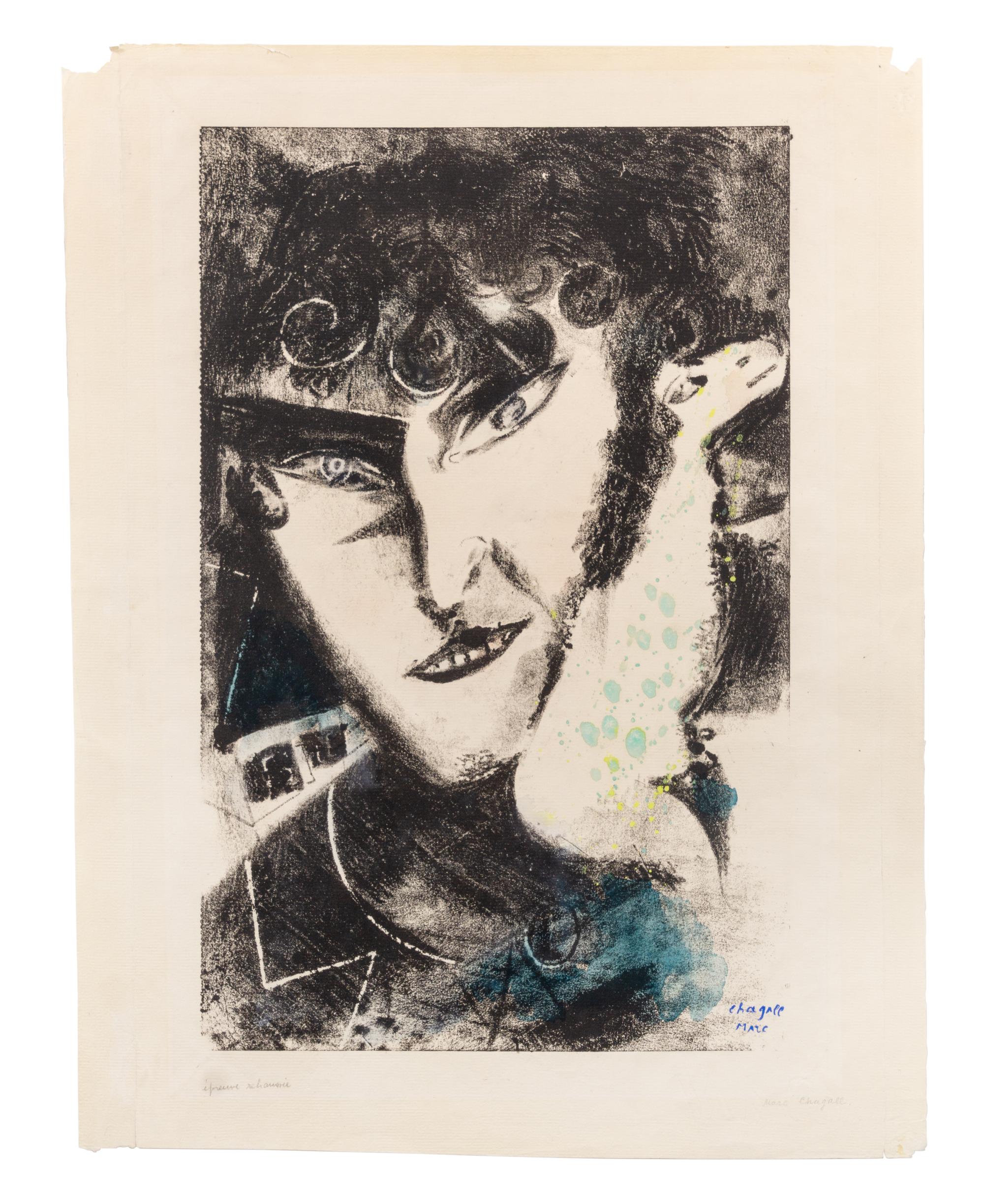 Auto-portrait avec chèvre , 1922-23