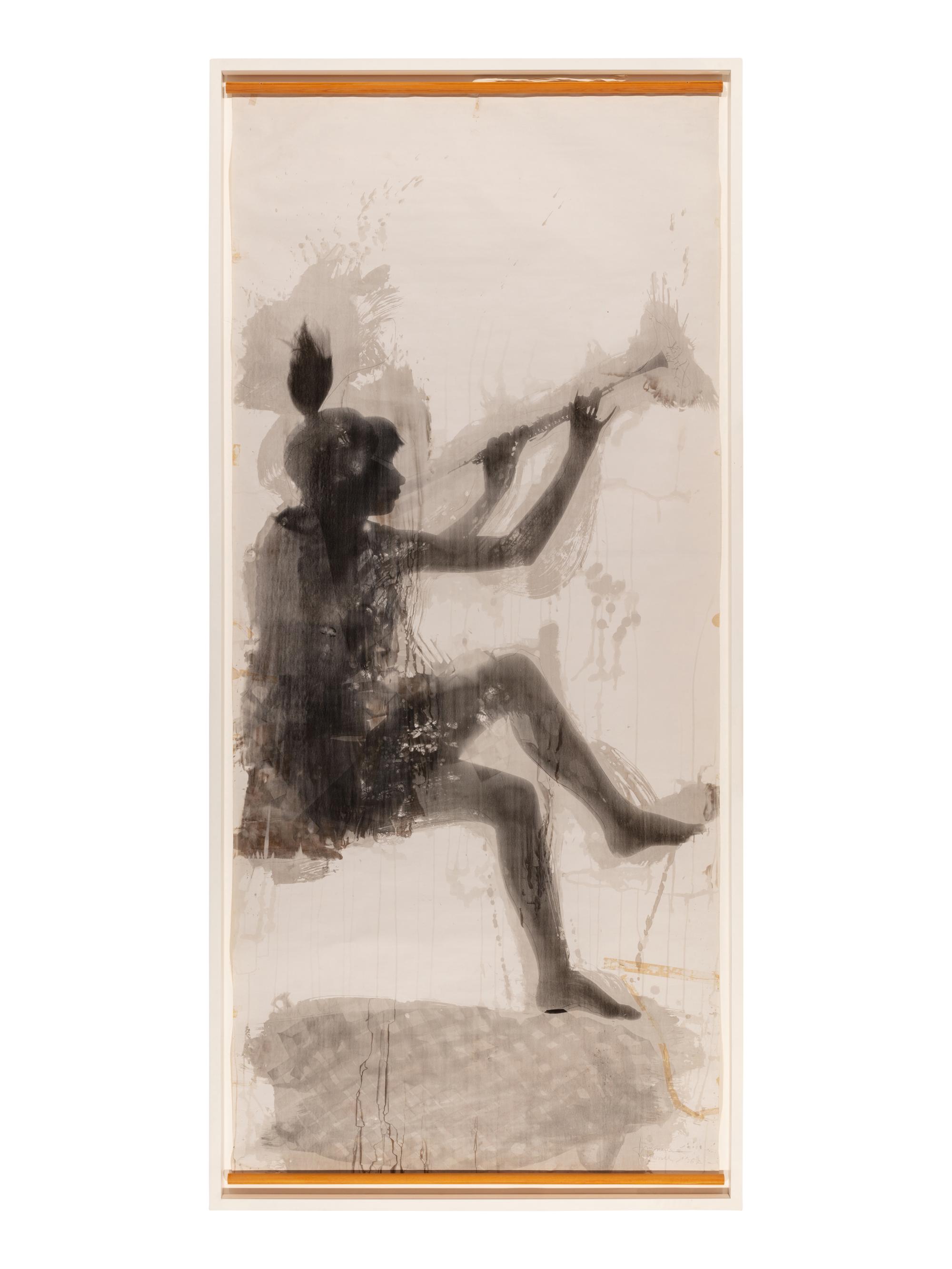 Floris Neusüss (1937-2020) Flötenspieler III (Girl with flute), 1967