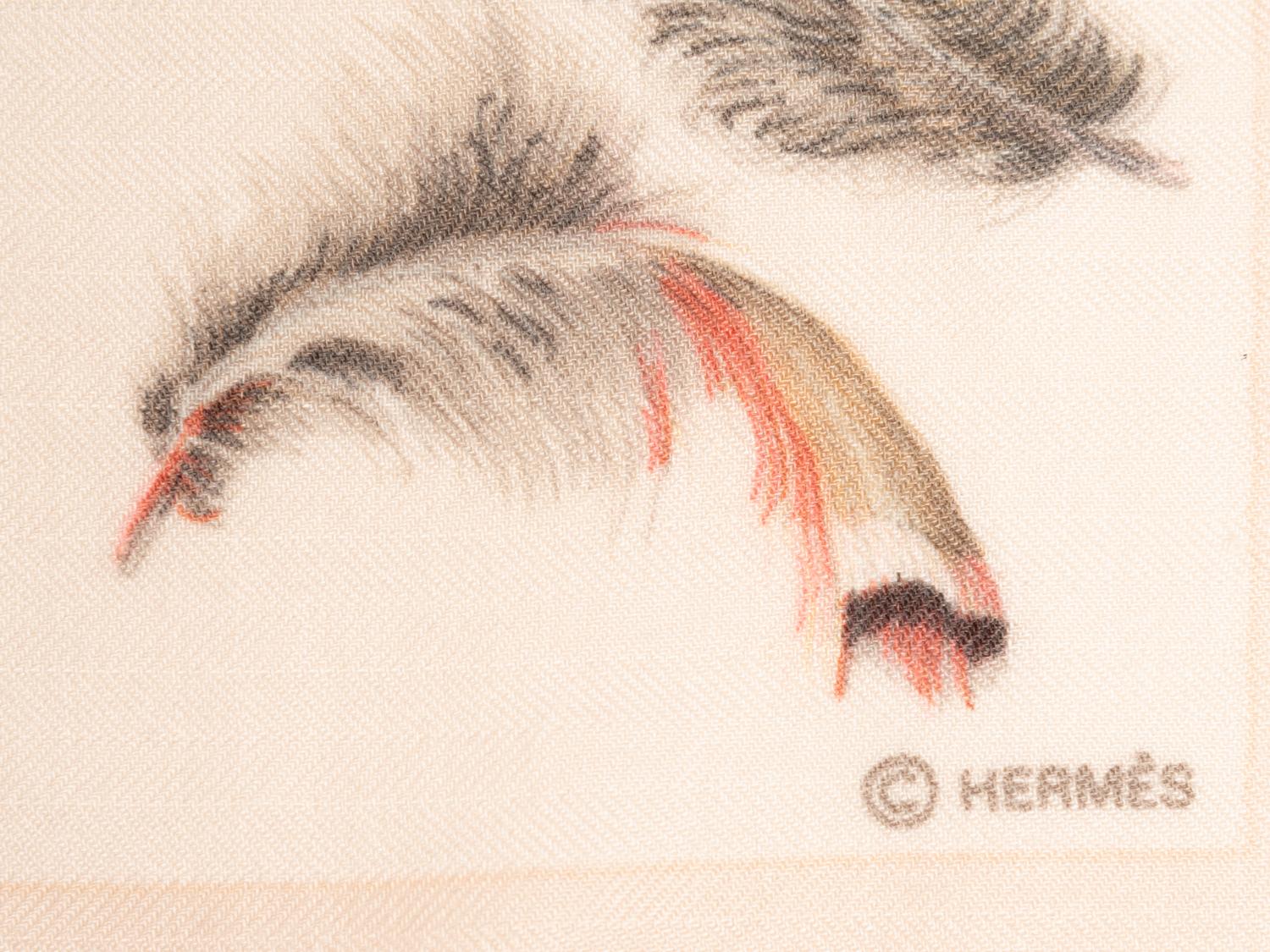 Hermès 140cm Cashmere/Silk Scarf
