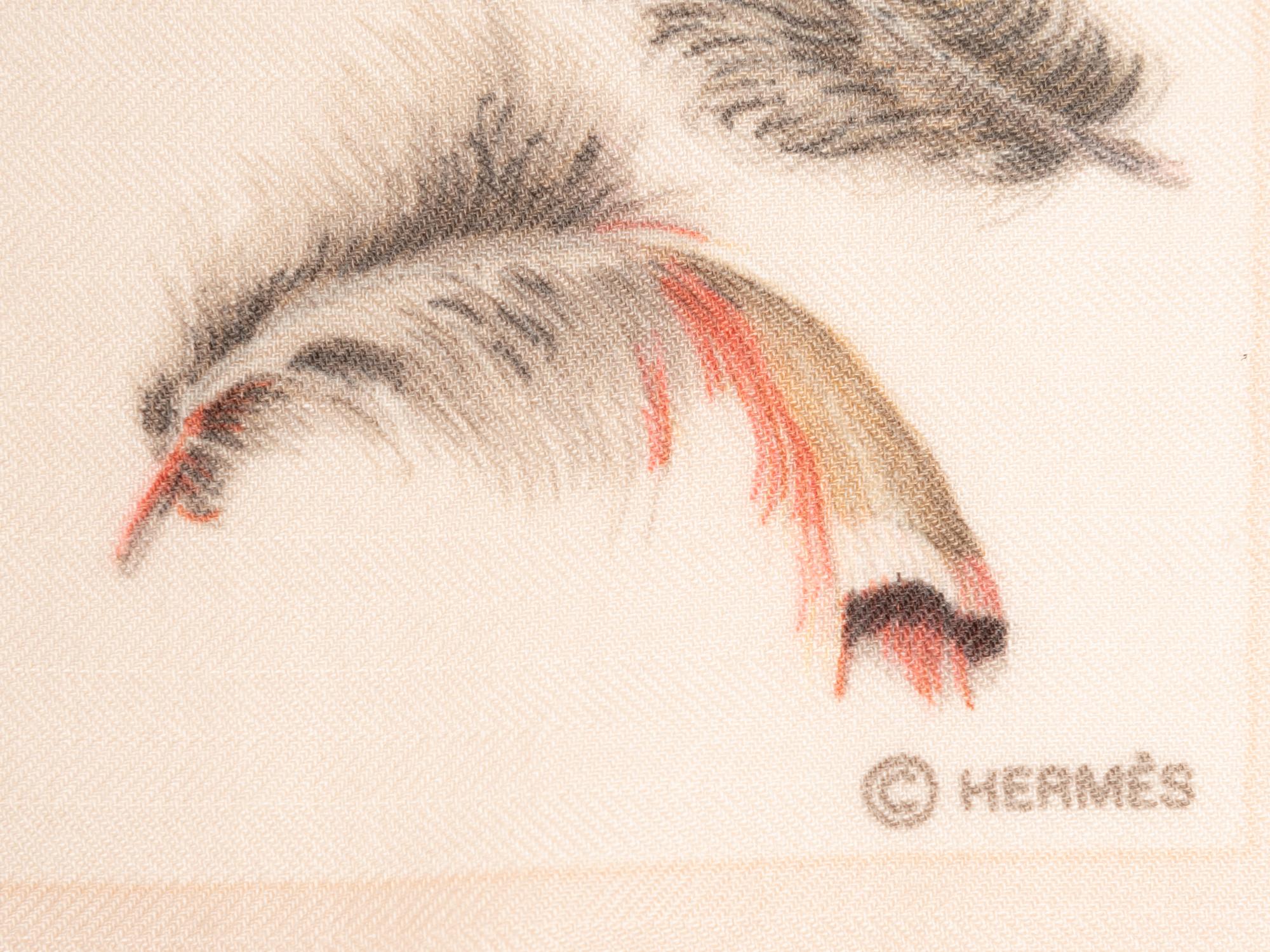 Hermès 140cm Cashmere/Silk Scarf
