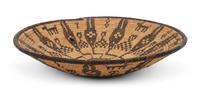 An Apache Pictorial Basket Diameter 12 inches. — EARLY 20TH CENTURY