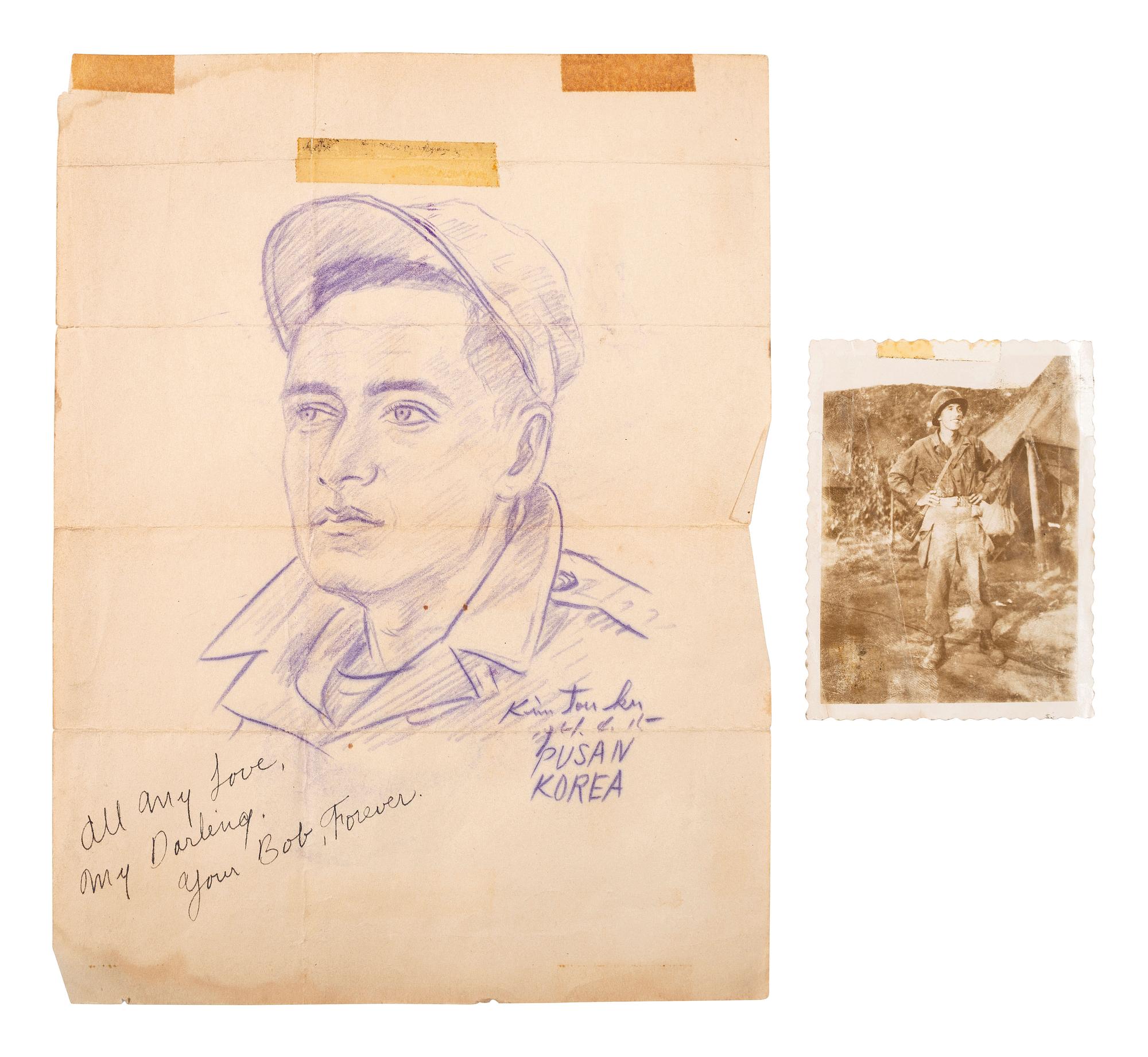 [KOREAN WAR]. "Too Far East" photograph and ephemera collection.