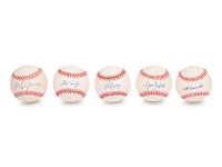 A Group of Over 70 New York Yankees Signed Autograph Baseballs,